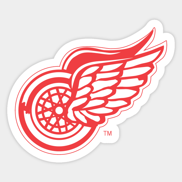 Detroit Wings-City Sticker by karenblanco